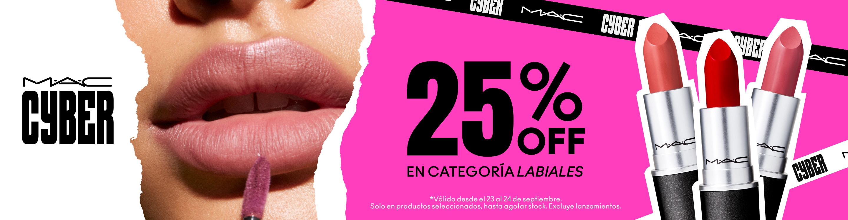 25% OFF en categoría Labiales